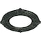 Ekena Millwork Benson Medallion (Canopies up to 6 1/8"), 11 1/8"OD x 6 1/8"ID x 5/8"P, Painted Turtle Crackle CM11BNPTC - alternate 4